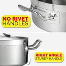 idrop 30CM Stainless Steel Flat Bottom Kitchen Hotpot