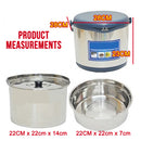 idrop [ 5L ] Thermos Pot Heat Insulation Portable Container with Stainless Steel Cooking Pot