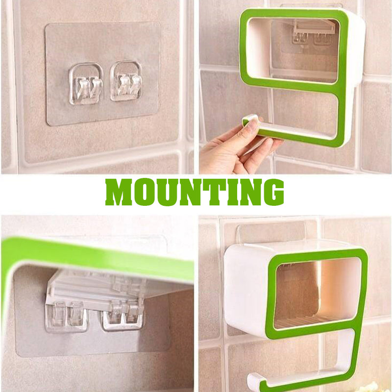 idrop  NINE [ 9 ] Toilet Bathroom Wall Mounted Storage Shelf Rack