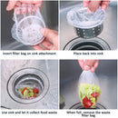 idrop [ 30PCS ] Disposable Kitchen Sink Filter Waste Mesh Bag / Beg Sampah Jaring Lubang Sinki / 厨房水槽过滤网30个装