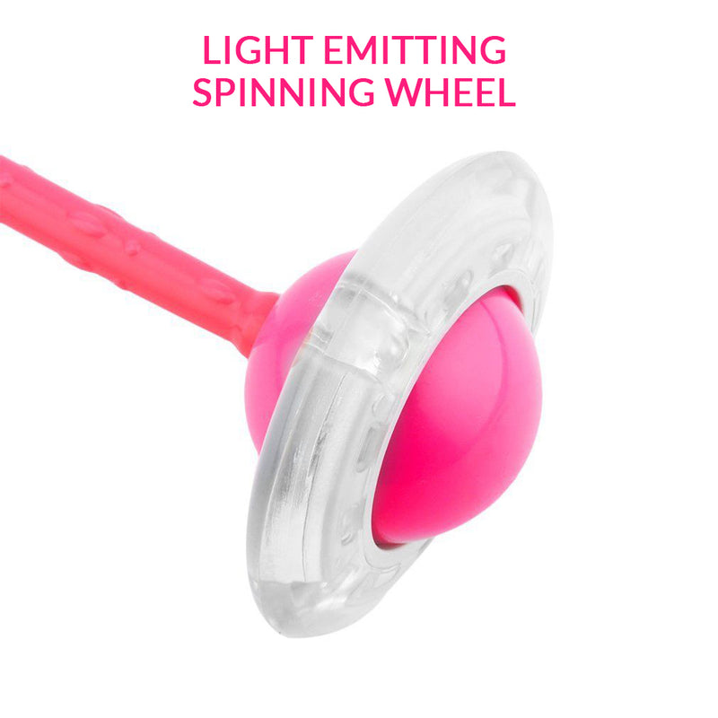 idrop Jump & Spin  Children Wheel Skipping Stick Toy - Kids Jumping & Spinning Outdoor Fun Play