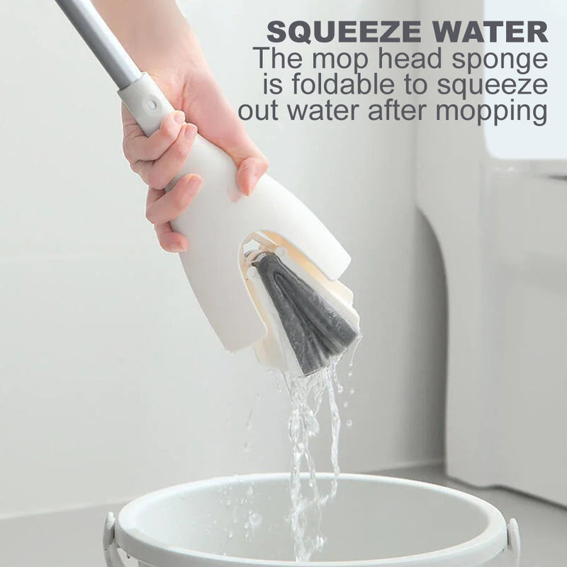 idrop Mini Short Handle Water Absorbent Foldable Cleaning Mop / Mop Cuci Pendek Serap Air dan Senang Perah / 迷你短柄吸水可折叠清洁拖把
