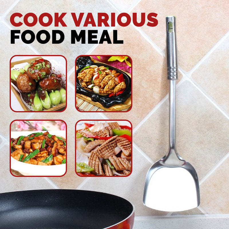 idrop Steel Cooking Wok Spatula Utensil Kitchenware