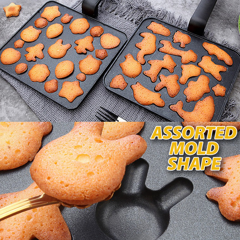 idrop Assorted Shapes Biscuit Pancake Baking Mold Pan / Kuali Acuan Biskut Aneka Bentuk / 各种形状饼干煎饼烤模盘