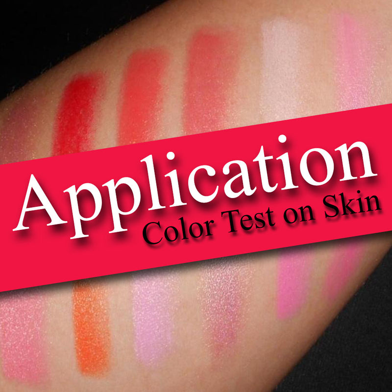 idrop 12pcs Big & Red Lipstick Beautiful Sexy Moisturizing Lip Balm Cosmetic Makeup / Set Gincu