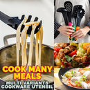 idrop 6PCS Kitchen Colorful Cooking Utensil Set 230°C Heat Resistant with Rotating Hang Stand