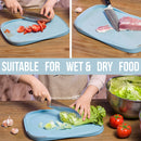 idrop Double Sided Multipurpose Angled Cutting Chopping Board
