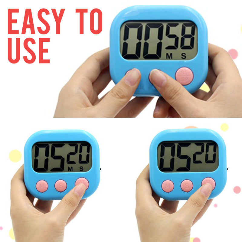 idrop Mini Portable Electronic Digital Stopwatch Timer Reminder / Jam Randik Elektronik