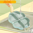 idrop Nonstick 4 Leaf Clover Shape Frying Pan Skillet [ 4 Slot ] / Pemanggang Tidak Lekat Bentuk Daun Clover / 麦饭石爱心四孔煎蛋锅平底不粘蛋饺锅早餐鸡蛋汉堡煎锅厨用品小锅