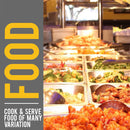 idrop Stainless Steel Serving Dining Food Tray / Dulang Hidang Makanan Keluli [ 34 x 28 x 5cm ]