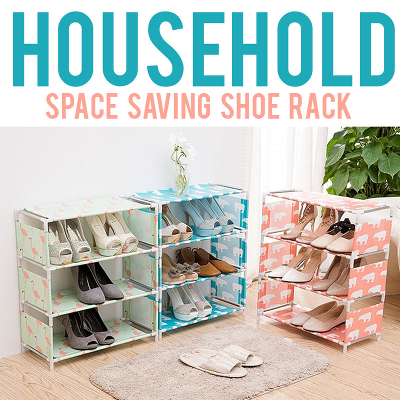 idrop 4 Layer Shoe Rack Shelf Economic Cabinet