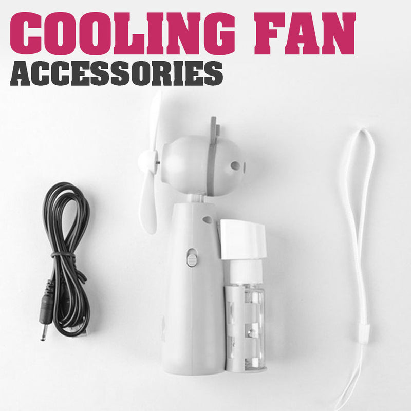 idrop Mini USB Cooling Fan with Cool Water Sprayer