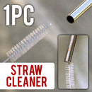 idrop 5pcs Stainless Steel Straw Set [ 2 Straight Straw + 2 Bent Straw + 1 Straw Cleaner ]