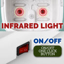 idrop Foldable Collapsible Compact Foot Spa with Feet Massage Roller Infrared Light and Heating Feature