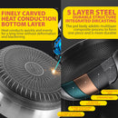 idrop [ 26CM / 28CM ] Stainless Steel Honeycomb Nonstick Cooking Wok SUS316 Heightened Hotpot With Steamer Layer / Periuk Memasak Keluli Tahan Karat dan Pengukus / (全满内蜂窝)26CM/28CM不粘SUS316加高火锅带蒸格