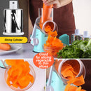 idrop [ 3 In 1 ] Kitchen Multifunction Hand Manual Vegetable Cutter Slicer Shredder Grater / Alat Pengisar Pemotong Penghiris Sayur / 【三合一】厨房多功能手动手动切菜机切片机刨丝器