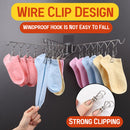 idrop [ 3 Row ] Wall Mounted Folding Drying Rack Stainless Steel / Rak Gantung Pengering Kain Boleh Lipat / 三排21线夹袜架(不锈钢衣架)(盒 装)
