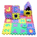 idrop [ 36pcs ] Kid's Children Alphabet & Number Mini Puzzle