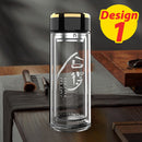 idrop [ 360ml ] Double Layer Thickness Heat Insulation Herbal Tea Drinking Flask with Filter [ Various Design / Custom Design ]