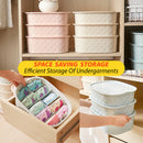 idrop Underwear & Socks Multi Compartment Slot Storage Box