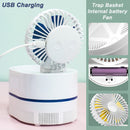 idrop Mini Rechargeable USB Fan & Mosquito Killer Kipas Kecil USB dan Perangkap Nyamuk 风扇灭蚊灯(捕蚊灯)