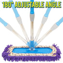 idrop Wet & Dry Chenille Flat Absorbent Mop / Mop Lantai Basah & Kering / 干湿雪尼尔扁平吸水拖把