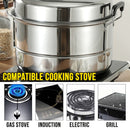 idrop [ 40CM ] 2 Layer Stainless Steel Steamer Cooker / Periuk Kuali Masak Stim / 40CM加厚双碟蒸锅(正利)