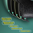 idrop [ 32CM ] Granite Micro Pressure Cooking Stone Ceramic Nonstick Maifan Cooking Pot with Steamer [ FREE Wood Spatula ]