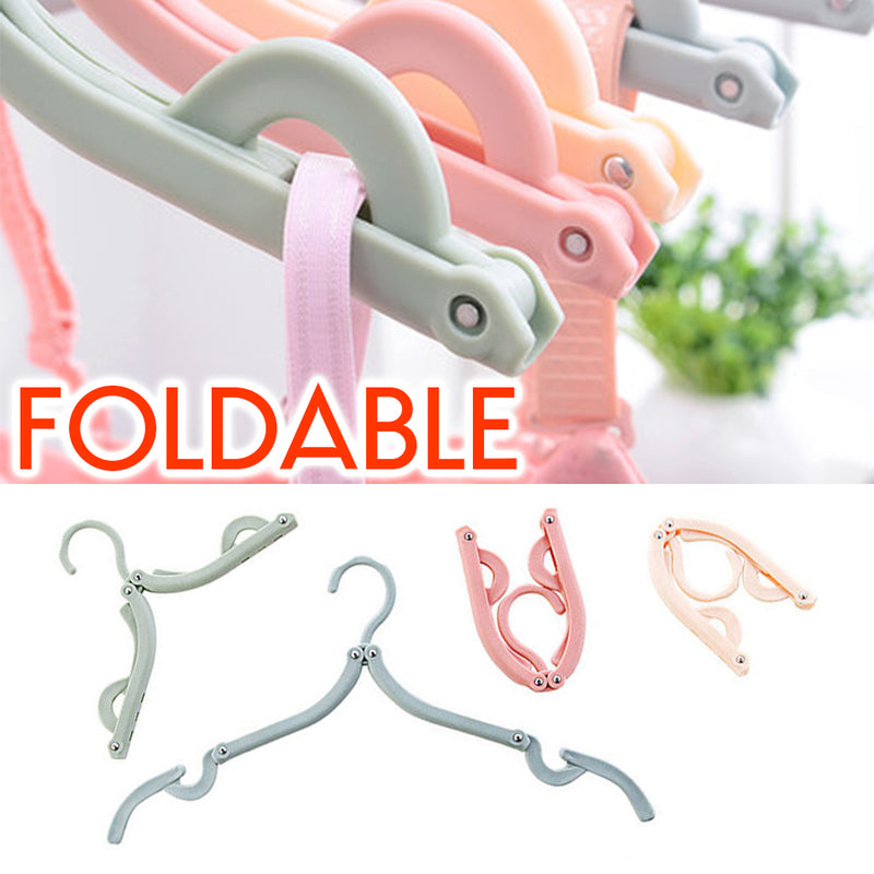 idrop Foldable Portable Travelling Hanger - Folding Travel Clothes Hanger [ 1pc ]