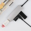 idrop USB C to USB 3.0x3 + SD / TF  Card Reader Multifunction Adapter