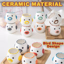 idrop Ceramic White Egg Yolk Separator Bird Design /  Pemisah Kuning dan Putih Telur Bentuk Burung Seramik / 陶瓷小鸟蛋清分离器