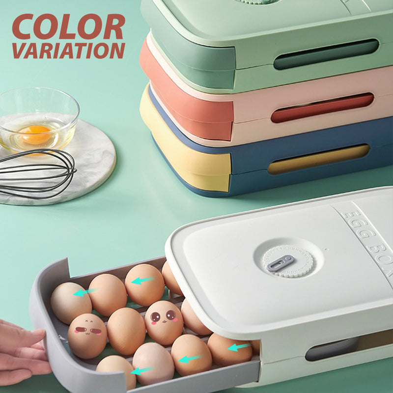 idrop Stackable Portable Drawer Egg Storage Box / Kotak Simpanan Telur Mudah Alih / 抽屉式鸡蛋收纳盒