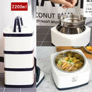idrop [ 3 LAYER ] 14CM Stainless Steel Japanese Style Food Lunch Box / Bekas Makanan 3 Lapis / (三层)14CM日式保真空提篮(饭格)(方形 )(304)