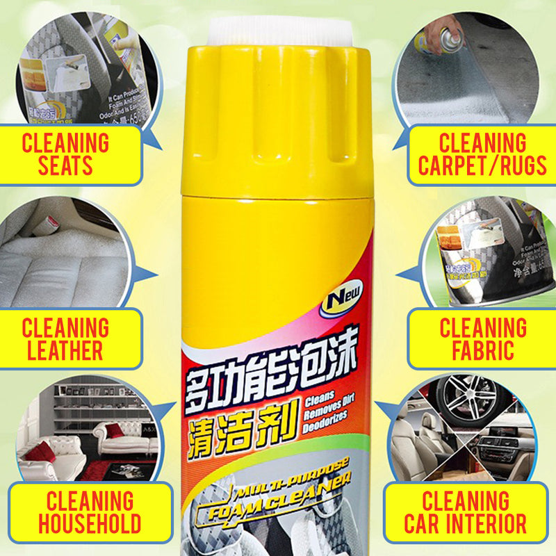 idrop 650ml Multipurpose Foam Spray Cleaner Agent for Car & Household