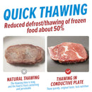 idrop [ 24CM ] Heat Conduction Thawing Tray Plate 4mm Thick / Piring Plat Pencairan Nyahbeku  / 导热解冻盘24CM*4MM厚度