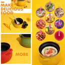 idrop [ 3.8L / 5L ] Ceramic Casserole Cooking Pot with Lid Cover