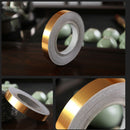 idrop [ 50M x 0.5CM ] Household Decorative Sevving Adhesive Strip Sticker / Pita Lekat Dekorasi / 装饰胶带 [ Gold / Silver / Black  ]