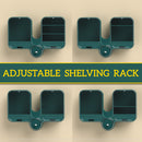 idrop Wall Mounted Cosmetic Storage Cabinet Drawers with Transparent Side Rotating Window