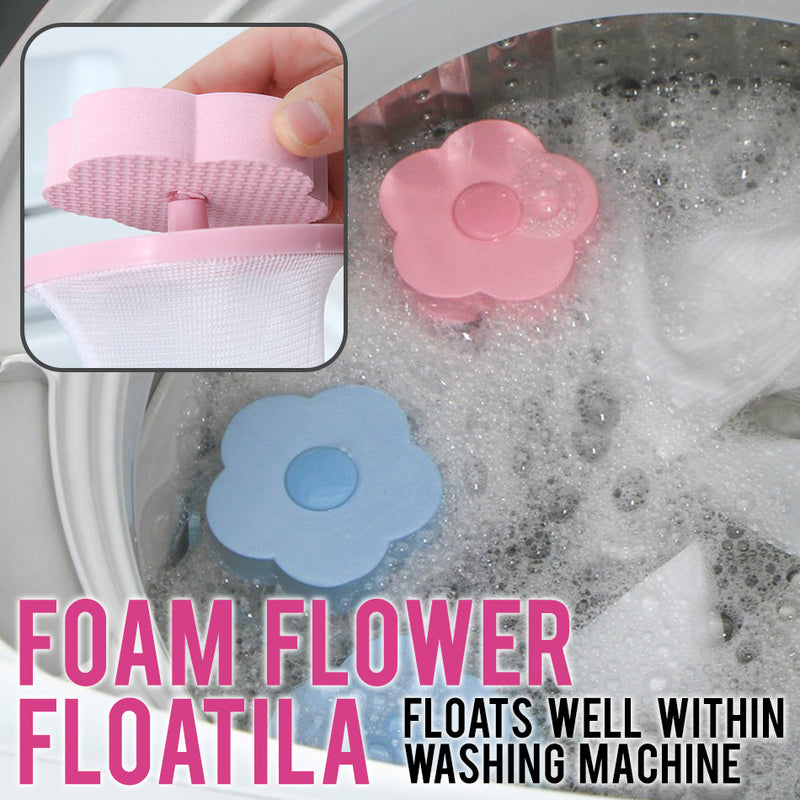 idrop Washing Machine Laundry Flower Floating Waste Debris Hair Filter Cleaner [ 1pc ]