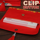 idrop [ HORIZONTAL ] CNY Chinese New Year Ang Pao Money Cloth Bag Red Envelope [ 1pc ]
