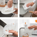 idrop [ 30PCS ] Heavy Duty Reusable Disposable Water Absorbent Non Woven Tissue Cloth Rag Roll [ 23CM x 25CM ]