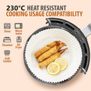 idrop [ 30 sheets ] Large Air Fryer Oil Baking Paper Sheets / Helaian Kertas Pemanggang / 大号空气炸锅纸盘(19.5*5CM)(芳草地 )(30张)