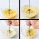 idrop Rotating Stainless Steel Egg Beater Whisk