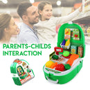 Idrop Portable Backpack Pretend Game Little Salesman Toys