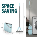 idrop Water Absorbent Double Fold Sponge Mop with Bucket / Mop Pencuci Lantai Cepat Serap Air dengan Baldi / 吸水海绵拖把对折式挤水懒人地拖布家用胶棉拖把头免手洗干湿两用