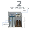 idrop Self Assemble Multi Storage Shoe Compartment Cabinet