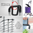 idrop Heavy Duty Foldable Grocery Cart Basket Trolley for Shopping & Courier  / Troli Mudah Alih Boleh Lipat / 用于购物和快递的重型可折叠杂货车购物篮手推车