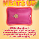 idrop Electric Heating Warm Bag Pillow Body Ache Relief with Clip Charger