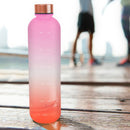 idrop [ 1000ml ]  Tritan Gradient Color Drinking Bottle Time Management / Botol Minuman Urus Masa / 新品渐变色时间刻度杯(塑料 水壶)1000ML