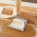 idrop Square Ravioli & Biscuit Cracker Stamp Dough Mold Cutter / Pemotong Bentuk Petak Biskut / 方形馄饨和饼干饼干邮票面团模具切割机